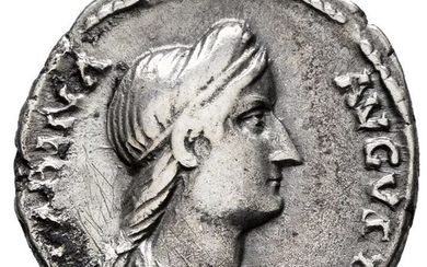 Roman Empire. Sabina (Augusta, AD 128-136). AR Denarius,Rome, c. AD 134-136