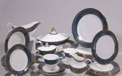 Royal Doulton 35 Piece Porcelain & Gold Service