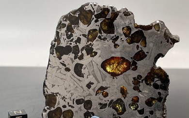SEYMCHAN Meteorite Polished and etched, Widmanstatten lines HIGH QUALITY - 44.5 g