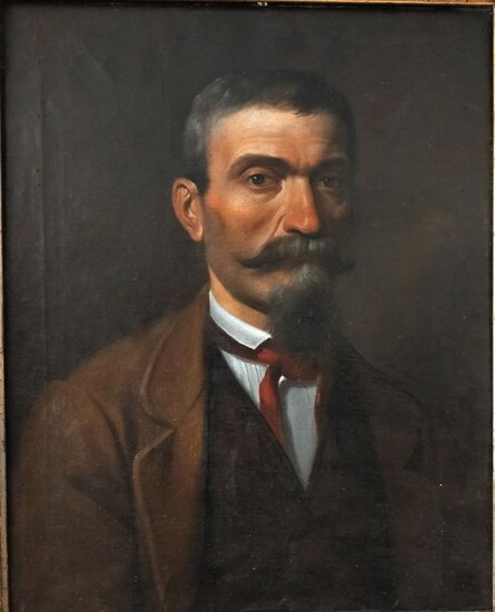 Scuola italiana del XIX secolo - ritratto virile