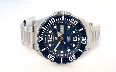 Seiko - Baby Monster (Blue) Automatic Diver Watch- SRPB37K1 - Men - 2011-present