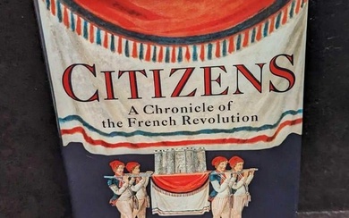 Simon Schama Signed Citizens A Chronicle Of The French Revolution
