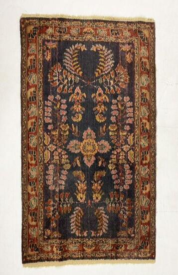 Small Antique Oriental Carpet Area Rug