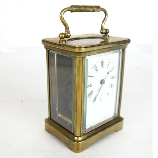 Small French Brass Carriage Clock