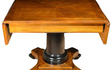 Table in Bandelle - Biedermeier 1860 - Biedermeier - Elm - Late 19th century