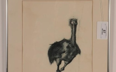 Toni Evins, Mid 20th C., Bird lithograph