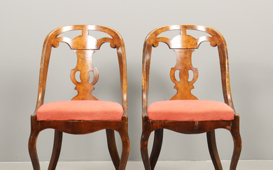 Two Neo-Rococo chairs, second half of the 19th century.