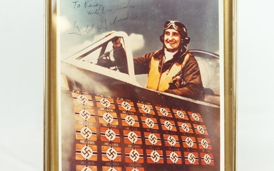 Two Signed Photos of WWII US Fighter Ace "Gabby" Gabreski