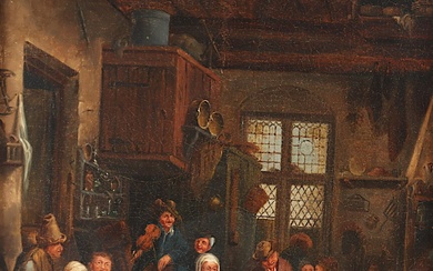VAN OSTADE, Adriaen (1610-1685), wohl 19.Jh. nach, "Bauernvergnügen im Wirtshaus", R.