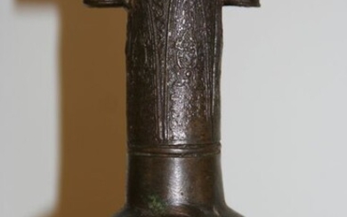 Vase - Bronze - Very rare Chinese bronze Arrow vase - Ming Dynasty - China - Ming Dynasty (1368-1644)
