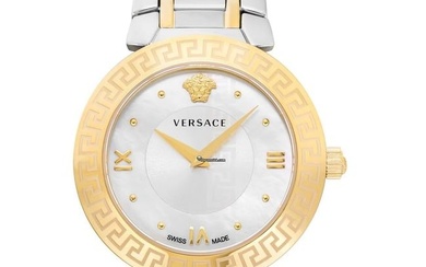 Versace V16060017 - Quartz Mother of pearl Dial Stainless Steel Ladies Watch