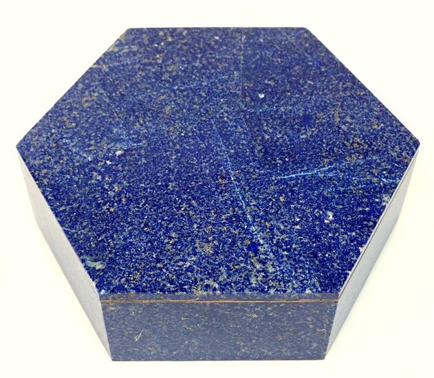 Very Old Blue Lapis Lazuli Jewel box - 150×130×45 mm - 586.7 g