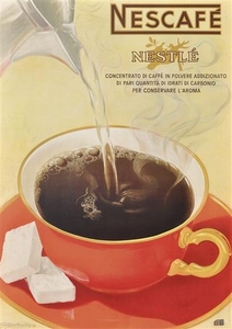 Viktor Rutz (Straubenzell 1913 – Montreux 2008), Manifesto „Nescafè“,...