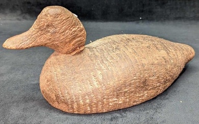 Vintage Hand Carved Wood Duck Decoy