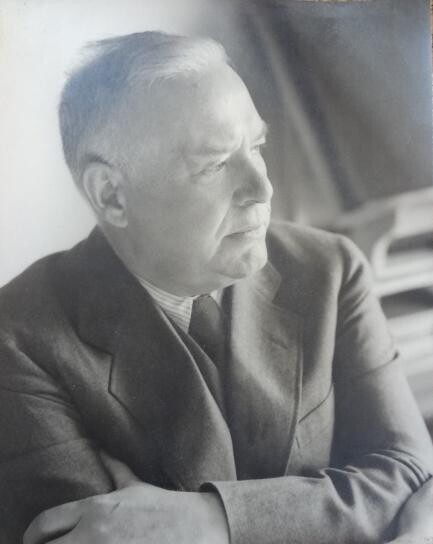 WALLACE STEVENS (ORIGINAL BLACK AND WHITE PHOTOGRAPH) FROM STEVENS' PERSONAL ARTIFACTS