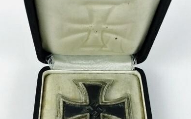 WW2 German Iron Cross First Class, Cased