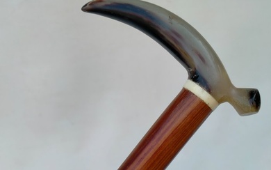 Walking stick - Bone, Wood, Horn - Early 20th century