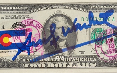 Warhol, Andy (Pittsburgh 1928 - 1987 New York), (Pittsburgh 1928 - 1987 New York)