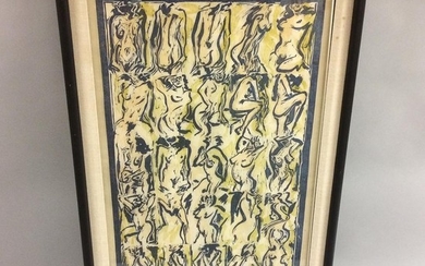 Anthony Pilla "In Erinnerung Un Entantete Kunst" Woodcut, Massachusetts, 1991, 1/15, titled, numbered, signed and dated in the lower ma
