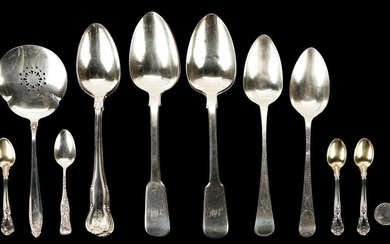 16 pieces Asst. Sterling & Silver Plated Flatware