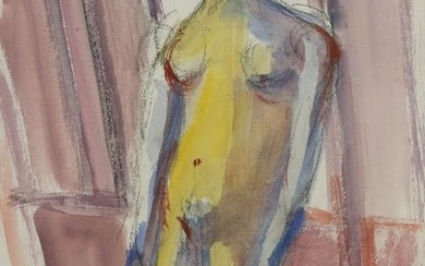 Michael Loew - Yellow & Blue Nude