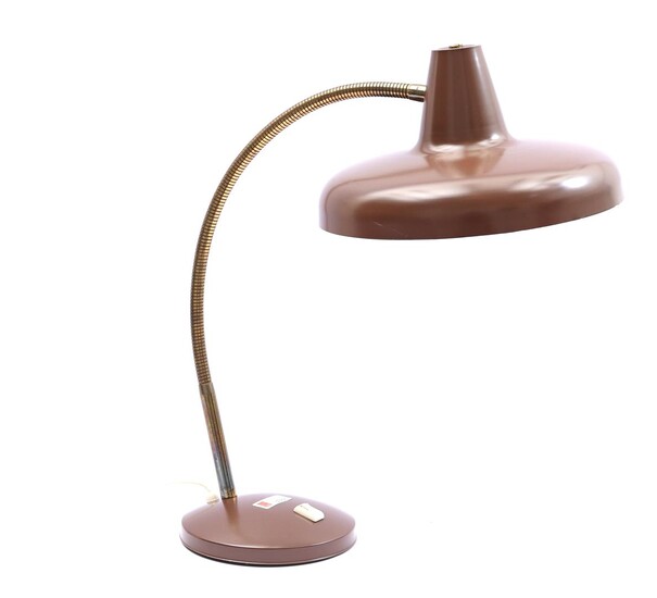 (-), 1960s desk lamp, approx. 50 cm high...