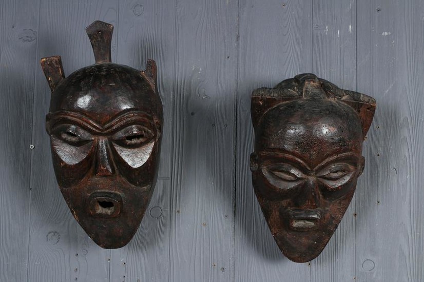 2 Biombo Tribe Masks