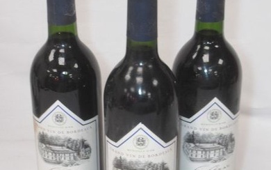 3 bouteilles de Château Lesparre, 1998 (étiquettes... - Lot 188 - Enchères Maisons-Laffitte