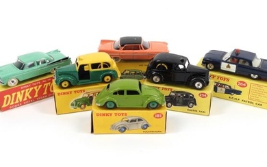 6PC Vintage Dinky Toys MIB Diecast Car Group