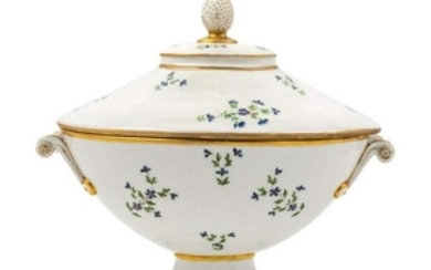 A French Porcelain Tureen and Cover 19TH CENTU