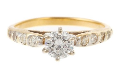 A 0.55ct Diamond Solitaire Ring in 14K