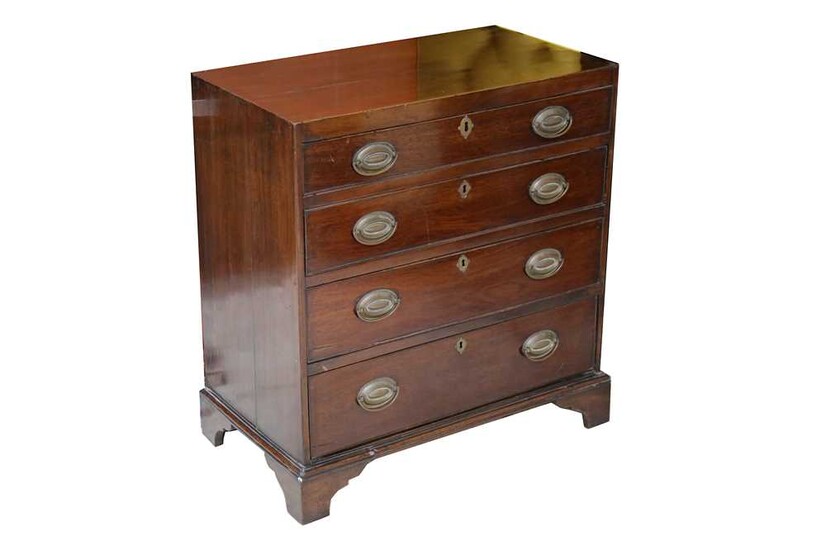 A George III mahogany bachelors chest