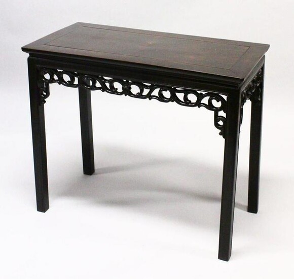 A LATE 19TH / EARLY 20TH CENTURY CHINESE HARDWOOD