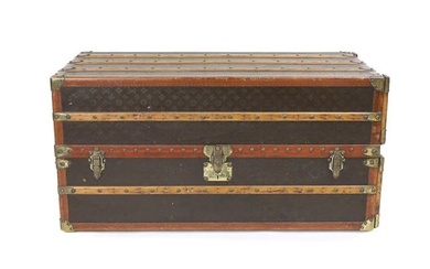 A Louis Vuitton monogrammed canvas wardrobe trunk