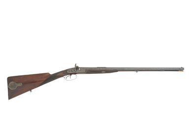 A Percussion D.B. Sporting Rifle Of Small Oval-Bore By J....