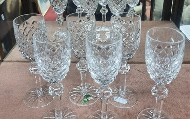 A good set of six Waterford Crystal stemmed port Glasses.