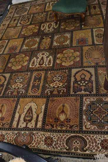 A large rug 14ft x 10ft approx oriental in design