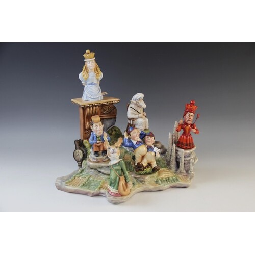 A set of six Bronte Porcelain Limited Edition 'Through the L...