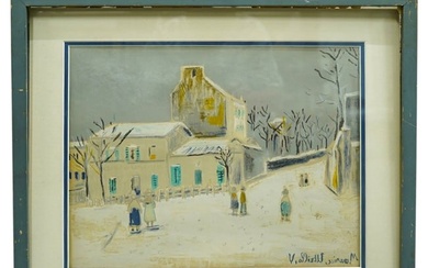 After Maurice Utrillo (French 1883-1955) Lithograph