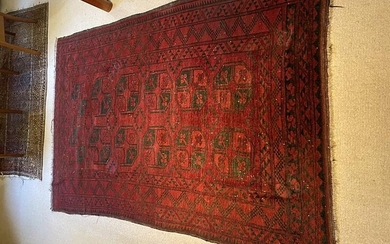 NOT SOLD. An Afghan rug. Gül design. Second half 20th century. 215 x 146 cm. – Bruun Rasmussen Auctioneers of Fine Art