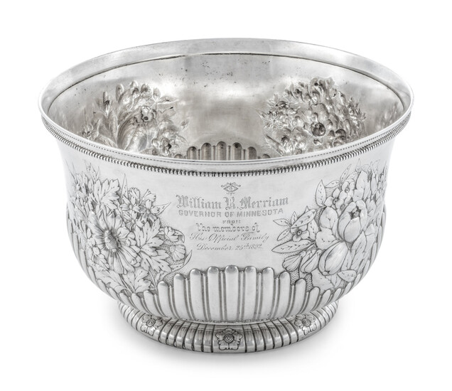 An American Silver Punch Bowl Presented to Minnesota Governor William R. Merriam