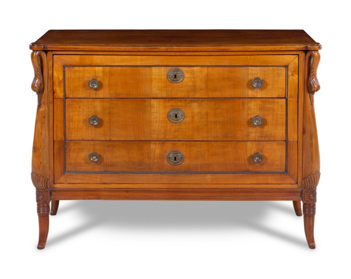An Empire Style Walnut Commode