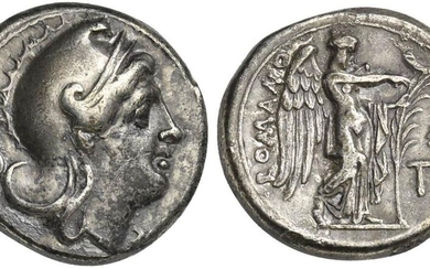 Anonymous, Didrachm, Neapolis or Rome, ca. 265-242 BC; AR (g...