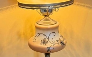 Antique Hurricane Style Floor Lamp
