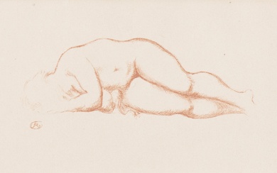 Aristide MAILLOL (1861-1944), 'Nu couché', lithographie