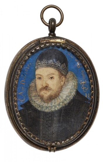 Attributed to Laurence Hilliard, English 1581/82-1648- Portrait...