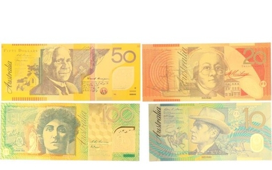 Australia. 10, 20, 50 and 100 dollars. Banknote. Type 1999-2010 - UNC.