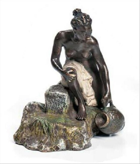 Austrian Cold-Painted Bronze Figure, Early 20Th Century