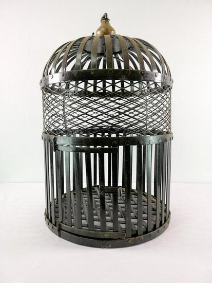 Authentic vintage bird cage
