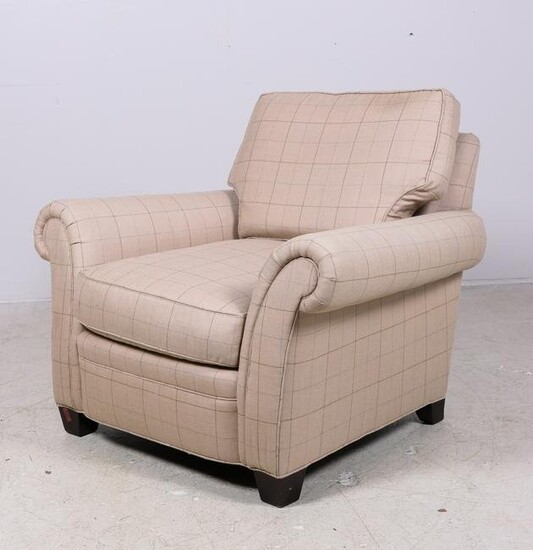 Baker upholstered lounge chair